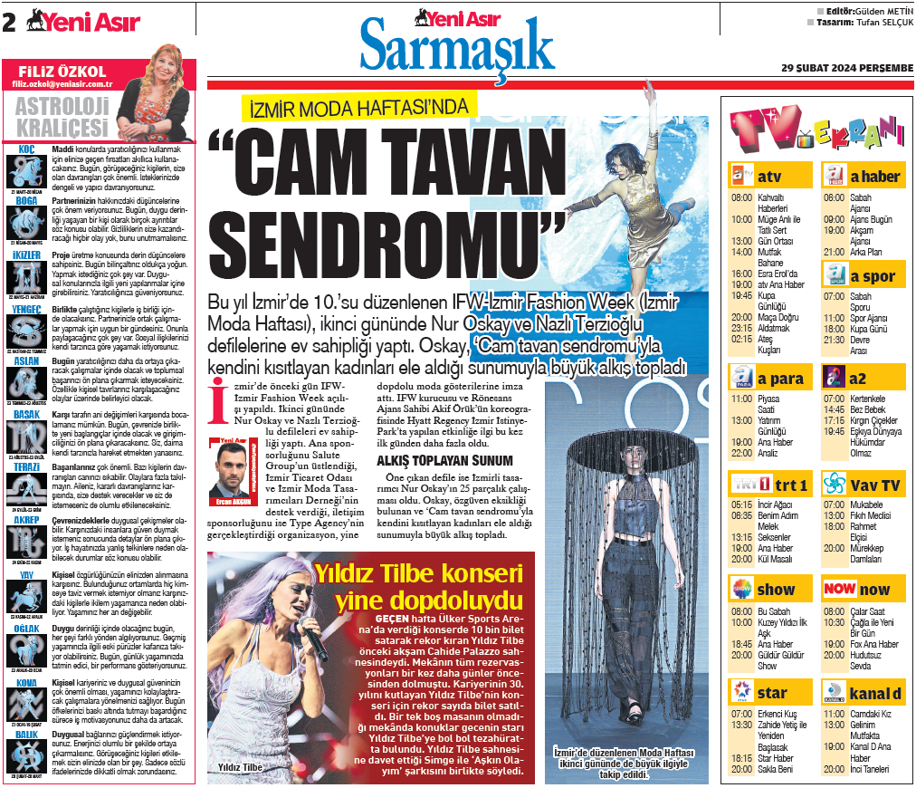 Cam Tavan Sendromu