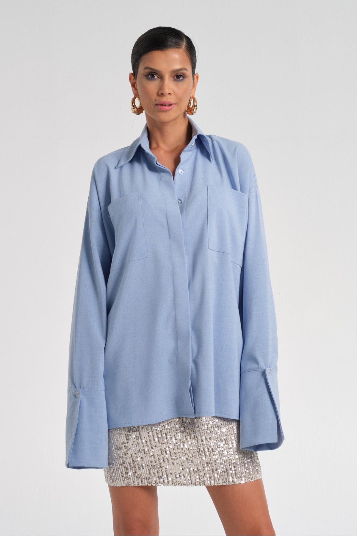 Ice Blue Shirt